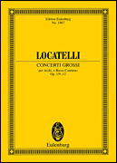 Concerto Grossi, Op. 1, Nos. 9-12 Study Scores sheet music cover